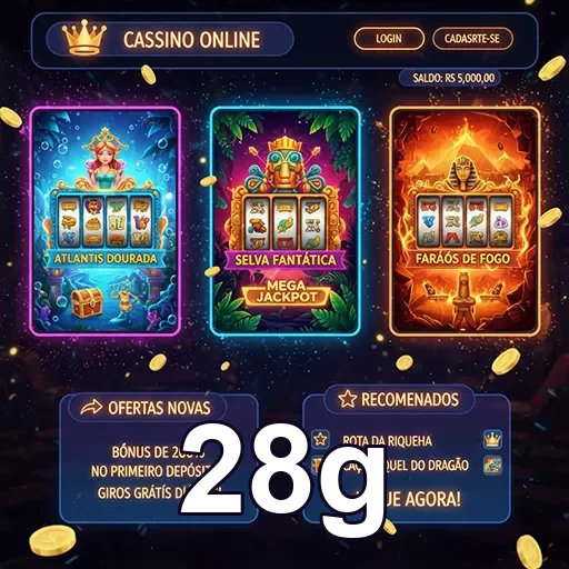 Conte com atendimento em PT-BR no app 28g